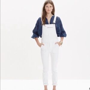 madewell pink overalls